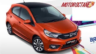 Honda Brio 2019  All Details  Hindi  MotorOctane [upl. by Byler]