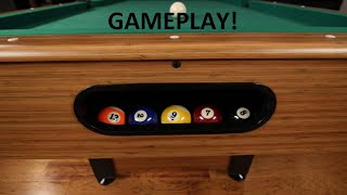 Mizerak Dynasty Space Saver 65ft Billiard Table Gameplay [upl. by Ob]