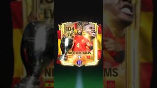 Nico Williams 103➡️104 OVR fifamobile fcmobile nicowilliams football rankup easports team [upl. by Nairbal27]