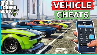 GTA 5  PHONE CHEATS and CHEAT CODES  VEHICLES Working In 2024 [upl. by Lura426]