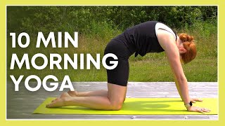 10 min Morning Yoga for Beginners  Yoga for Your BACK [upl. by Witcher]