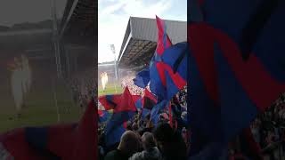 Holmesdale Road End pre match Crystal Palace 22 Leicester City [upl. by Rosenblast]