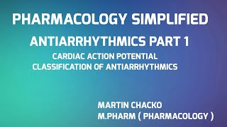 Antiarrhythmic drugs Cardiac action potential Classification of antiarrhythmic drugs made easy [upl. by Eenwat256]