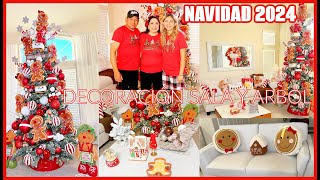 DECORACIÓN ARBOL DE NAVIDAD Y SALA 2024🎄IDEAS PARA DECORAR NAVIDAD 2024  DECORACIÓN NAVIDEÑA2024 [upl. by Cattima]