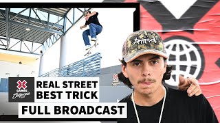 Real Street Best Trick FULL COMPETITION  X Games California 2023 [upl. by Hermina]