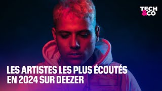 Les artistes les plus écoutés en 2024 sur Deezer [upl. by Atinreb76]