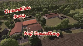 🖐🏼Hof Vorstellung mit einen Fendt 313 am Mulchen🙂 LS22 Ostseeküste Story 1 [upl. by Meekah]