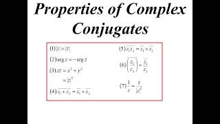 12X2 T01 05 conjugate properties 2025 [upl. by Ozmo73]