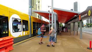 Broadbeach South Tramway Extension Works John Coyle video [upl. by Nnel]