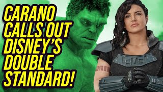 Gina Carano Calls Out Disneys DOUBLE STANDARD with Mark Ruffalo Other Actors [upl. by Marsha148]