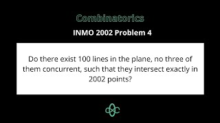 Combinatorics  INMO 2002 Problem 4  Indian National Math Olympiad  Cheenta [upl. by Esorlatsyrc40]