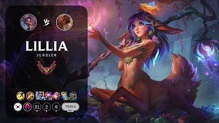 Lillia Jungle vs Taliyah  KR Grandmaster Patch 142 [upl. by Eon]