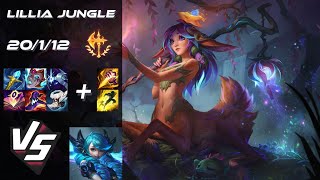 JUNGLE Lillia vs Gwen  EU Grandmaster Patch 1421 [upl. by Ahsain391]