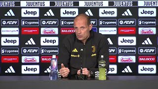 LAZIO  JUVE Allegri quotla società mi ha rinnovato la fiducia Non avevo dubbiquot Conferenza stampa [upl. by Gnouv]