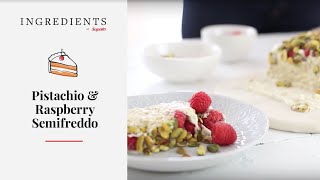 Pistachio and Raspberry Semifreddo  Ingredients by Saputo [upl. by Anneehs58]