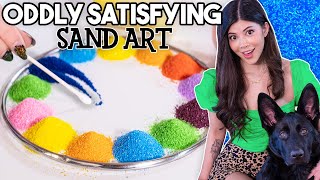 I tried Oddly Satisfying Sand Art [upl. by Earahc]