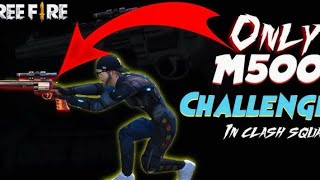 Only m500 Challenge gaming freefire challenge funny youtubeshort [upl. by Aileme]