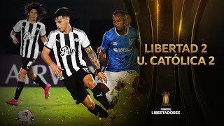 Libertad vs U Católica 22  RESUMEN  Fase 2  CONMEBOL Libertadores 2021 [upl. by Enilecram]