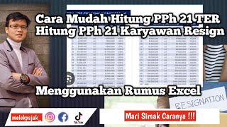 Cara Mudah Hitung PPh 21 TER Banyak Karyawan Dengan Excel [upl. by Sonja]