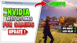 Nvidia Control Panel Best Settings For Gaming amp Performance in 2024  Nvidia New Update 54665 [upl. by Sesilu238]