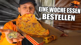 Eine Woche lang nur ESSEN BESTELLEN🤤🚴🏼  SELBSTEXPERIMENT⭐SEHR TEUER💰 [upl. by Buyer]