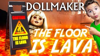 The Dollmaker  The Floor Is Lava Season 5 Ep4 ESCAPING THE DOLL [upl. by Anikal]