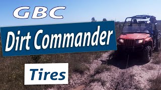 Side By Side Tire Review GBC Dirt Commander [upl. by Tolliver423]