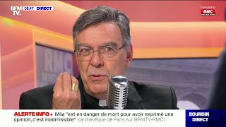 Immigration quotSi nous avons peur c’est qu’on nest pas sûr de nousquot assure Monseigneur Aupetit [upl. by Enyleuqcaj]