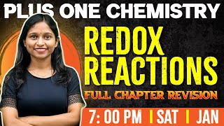 Plus One Chemistry  Redox Reactions  Chapter 7  Full Chapter  Exam Winner 1 [upl. by Mickelson985]