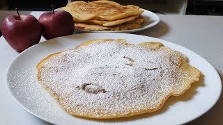 Apple PanCakes  Apfelpfannkuchen [upl. by Ynattyrb]