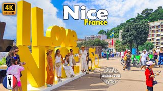 🇫🇷 NICE Walking Tour Explore Côte dAzurs French Riviera Beauty in 4k60fps 🌞 with Captions [upl. by Oirotciv701]