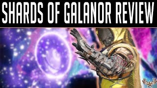 Destiny 2 Forsaken Shards Of Galanor Review and breakdown [upl. by Blossom]