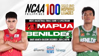 Mapúa vs Benilde Men’s Basketball Game 1  NCAA Season 100  Replay [upl. by Aylat]