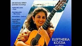 VILLA LOBOS Prelude No5  Eleftheria Kotzia [upl. by Anidene]