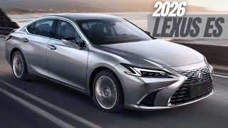 2026 Lexus ES Facelift Debuts Subtle New Styling and Upgraded Interior Tech [upl. by Ythomit]