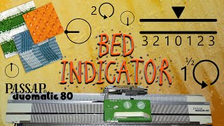 Passap Duomatic 80 Understanding the Racking Indicator [upl. by Gnat]