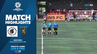 NPL NSW Womens Round 1 Highlights – Blacktown Spartans v Bankstown City [upl. by Yesnek189]