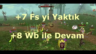 7 FS yi YAKTIK 8 WB İLE DEVAM knightonline altar antid3pr3san [upl. by Ransell]