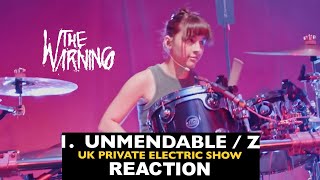 Brothers REACT to The Warning Unmendable  Z UK Private Show 2023 [upl. by Pearline499]