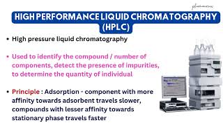 High performance liquid chromatography HPLC  Important points [upl. by Desimone353]