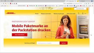 Nachname paket mit DHL versenden gegen Zahlung [upl. by Ardnos]