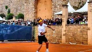 Nadal Slow Motion Smash Monte Carlo 2010 [upl. by Lecrad]