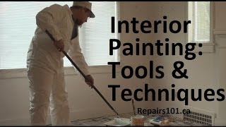 Interior Painting Tools amp Techniques [upl. by Abdu48]