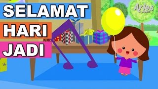 Alif amp Mimi  Selamat Hari Jadi Animasi 2D Lagu Kanak Kanak [upl. by Godding366]