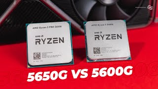 You asked for this  AMD Ryzen 5 PRO 5650G vs Ryzen 5 5600G [upl. by Nellie]