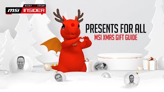 Presents for all  MSI Christmas Gift Guide [upl. by Anaizit]