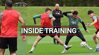 INSIDE TRAINING  Rigorous fitness training by Arne Slot as Full team are fully ready [upl. by Westbrook]