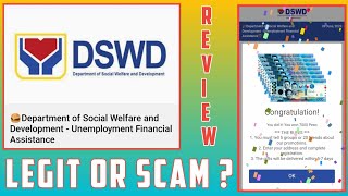 DSWD FINANCIAL ASSISTANCE LEGIT OR SCAM  FULL REVIEW 😎 [upl. by Aihtyc]