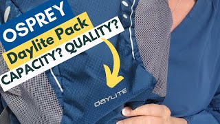 My Review of Osprey Daylite Everyday Backpack  QUALITY amp CAPACITY [upl. by Vargas]