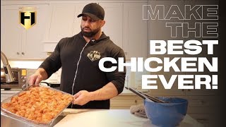 MUSCLE BUILDING MEALS  HOW TO MAKE THE BEST CHICKEN EVER [upl. by Llezom]